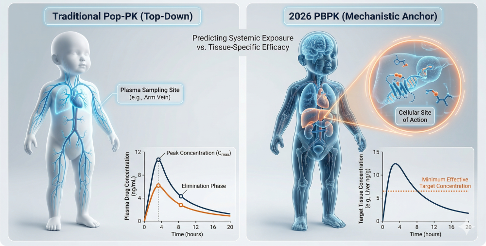 PBPK Mechanistic Anchor Diagram